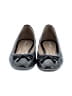 GEOX 100% Leather Black Silver Flats Size 8 - photo 3