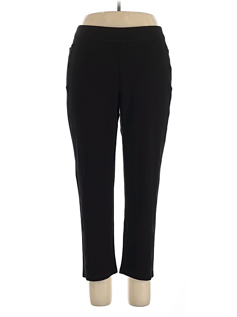 Pre-owned Weekends By Chico's Casual Pants In Black