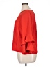 J.Crew 100% Polyester Red 3/4 Sleeve Top Size 16 - photo 5