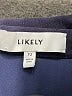 Likely Solid Blue Cocktail Dress Size 12 - photo 7