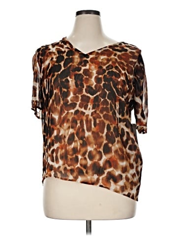 Calvin Klein Short Sleeve Blouse (view 1)
