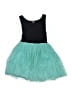 Beautees Color Block Teal Dress Size 7 - photo 1