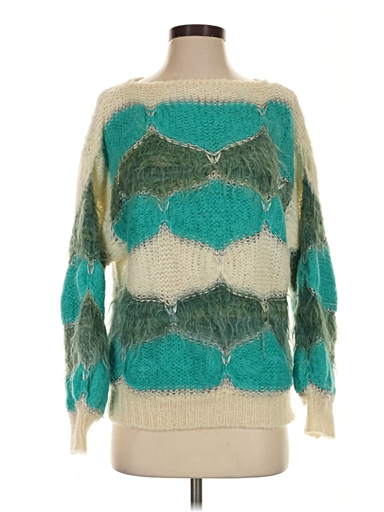 Pre-owned Assorted Brands Pullover Sweater In Green