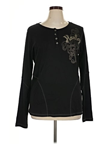 Harley Davidson Long Sleeve Henley (view 1)