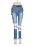 Forever 21 Hearts Blue Jeans Size M - photo 1