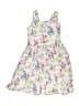 Mini Boden Floral White Dress Size 9 - photo 1