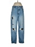Forever 21 100% Cotton Hearts Blue Jeans Size 30 waist - photo 1
