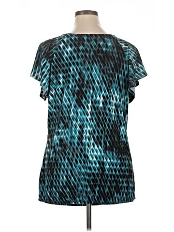Worthington Short Sleeve Blouse (view 2)