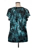 Worthington Teal Short Sleeve Blouse Size 1X - photo 2
