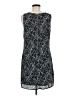 Kenar 100% Polyester Graphic Black Casual Dress Size 8 - photo 2