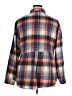 Unbranded 100% Polyester Plaid Blue Long Sleeve Blouse Size XL - photo 2