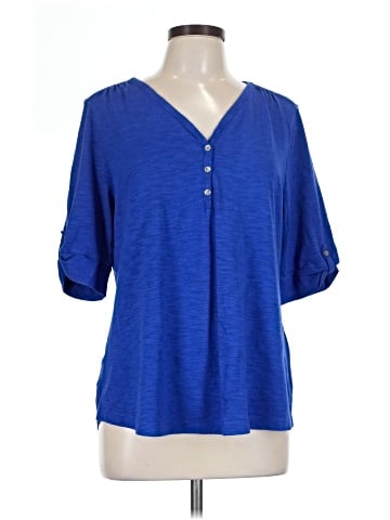 Chico's Short Sleeve Henley (view 1)