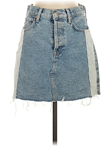 MNG Denim Skirt (view 1)