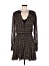 Veronica Beard 100% Polyester Print Brown Casual Dress Size 6 - photo 1