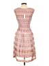 Max Studio 100% Polyester Paisley Pink Casual Dress Size S - photo 2