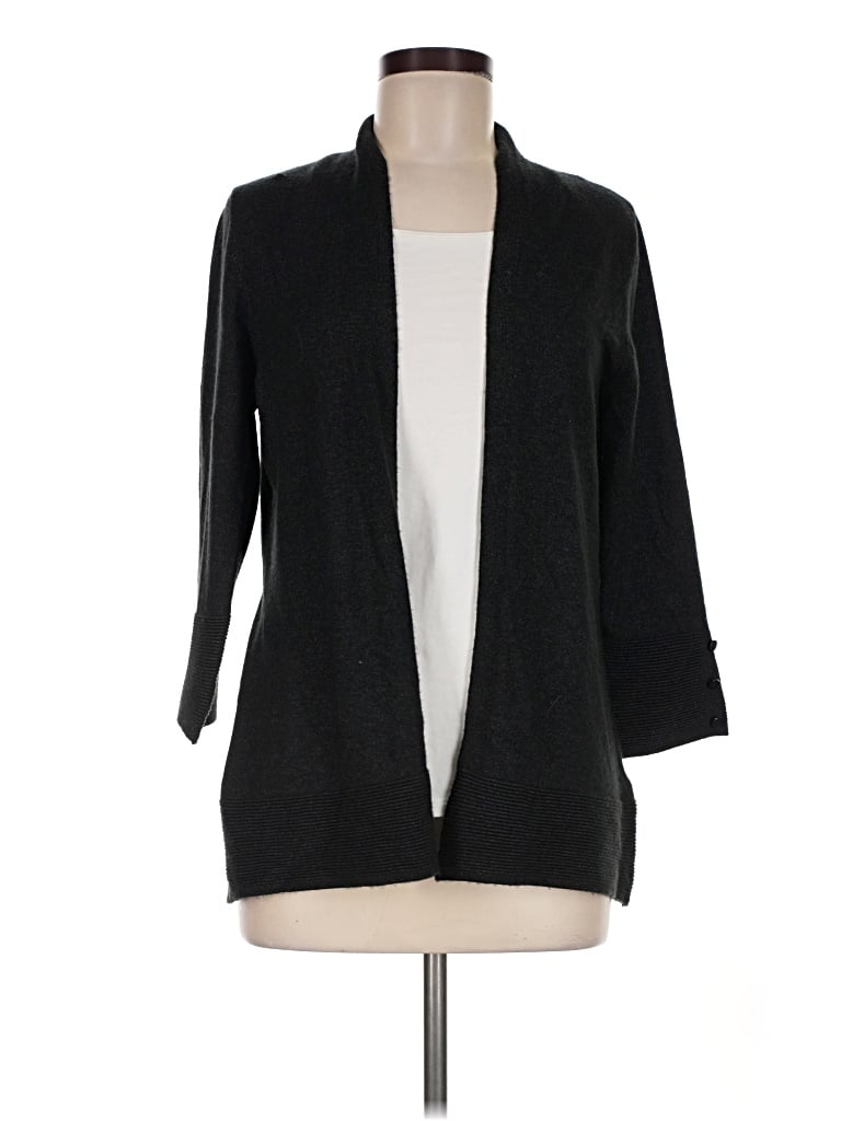 Pre-owned Evolution By Cyrus Cardigan Sweater In Black