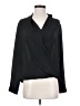 Pleione 100% Polyester Black Long Sleeve Blouse Size XS - photo 1