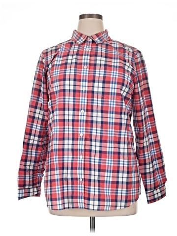 L.L.Bean Long Sleeve Button-Down Shirt (view 1)