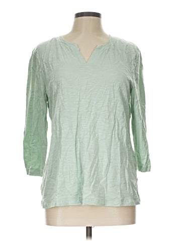 Chico's 3/4 Sleeve T-Shirt (view 1)