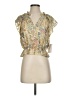1.State Gold Short Sleeve Blouse Size S - photo 1