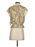 1.State Gold Short Sleeve Blouse Size S - photo 2