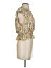 1.State Gold Short Sleeve Blouse Size S - photo 4