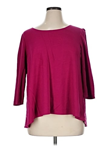 Lafayette 148 New York 3/4 Sleeve T-Shirt (view 1)