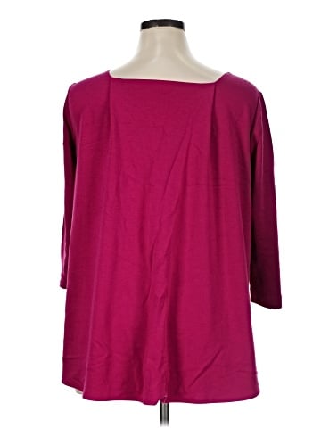 Lafayette 148 New York 3/4 Sleeve T-Shirt (view 2)