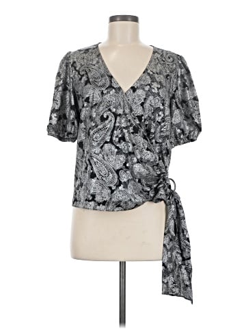 MICHAEL Michael Kors Short Sleeve Blouse (view 1)