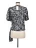 MICHAEL Michael Kors Gray Short Sleeve Blouse Size M - photo 2