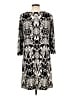 MSK Print Black Casual Dress Size L - photo 2