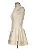 Shein Solid Ivory Cocktail Dress Size 4 - photo 5