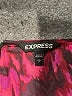 Express 100% Polyester Hearts Pink Casual Dress Size S - photo 7