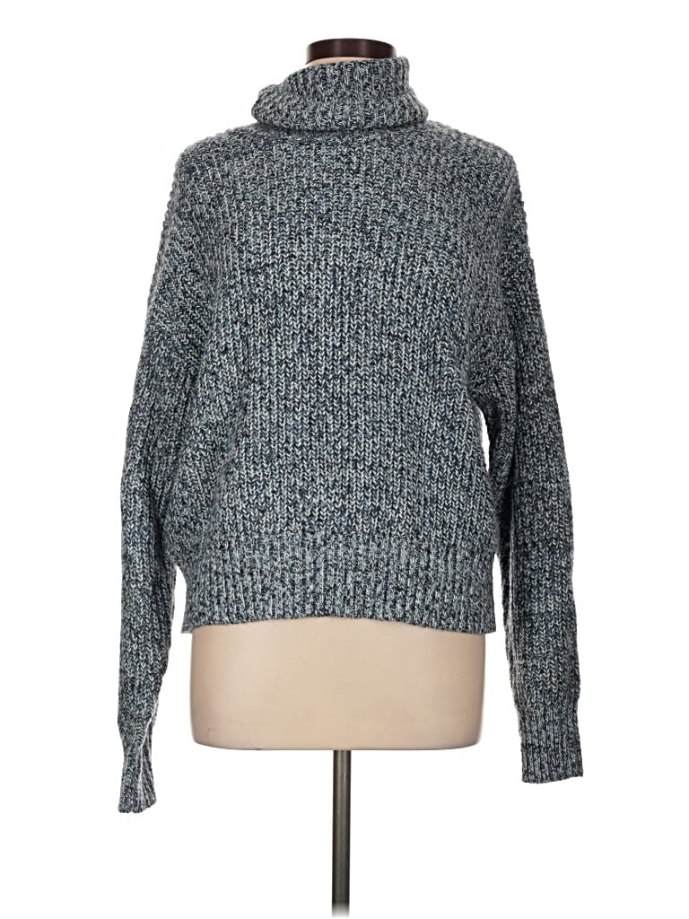 Pre-owned Future Collective Turtleneck Sweater In Blue