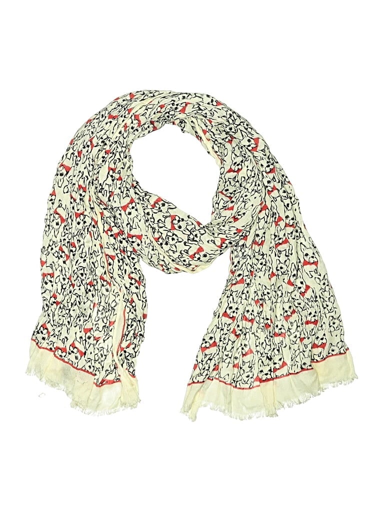 Pre-owned Talbots Scarf In Ivory