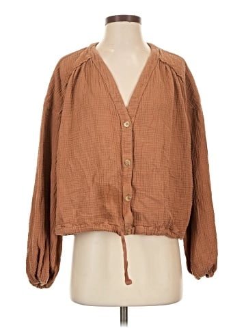 Free People 3/4 Sleeve Blouse (view 1)