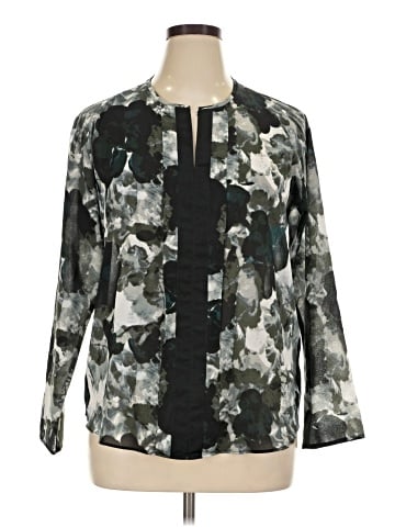 Simply Vera Vera Wang Long Sleeve Blouse (view 1)