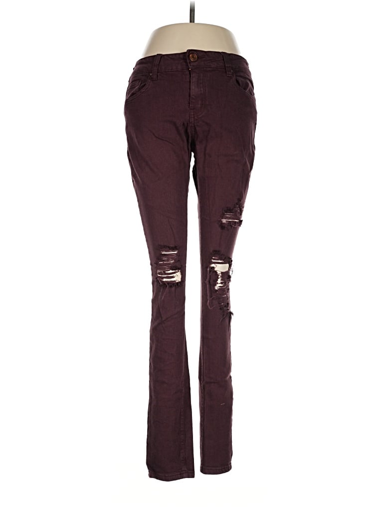 Pre-owned Refuge Jeans In Burgundy