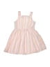 Little Lass 100% Polyester Stripes Pink Dress Size 6 - photo 2