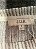 JOA Metallic Silver Pullover Sweater Size S - photo 7