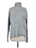 Nine West Solid Gray Turtleneck Sweater Size S - photo 1