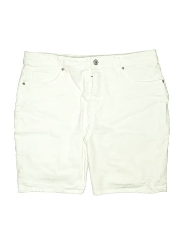 So Slimming by Chico's Khaki Shorts (view 1)