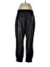 Express 100% Polyurethane Black Track Pants Size L - photo 2