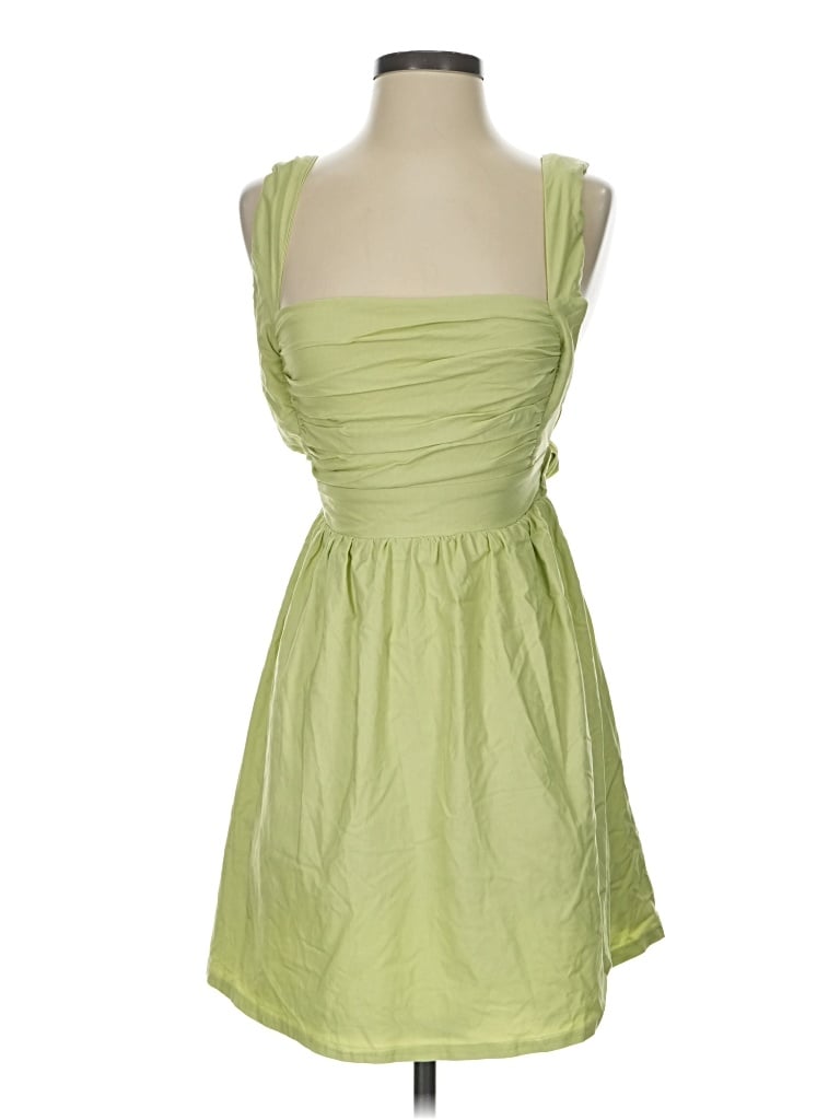 Blue Blush Cocktail Dress In Green