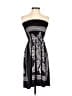 Venus 100% Polyester Graphic Black Cocktail Dress Size 36 - 38 - photo 1