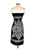 Venus 100% Polyester Graphic Black Cocktail Dress Size 36 - 38 - photo 2