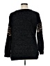 Lovely Melody Animal Print Black Pullover Sweater Size XL - photo 2