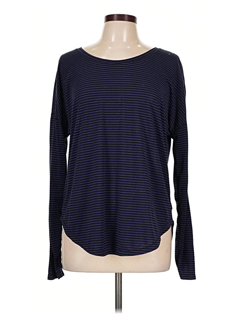 Pre-owned Lucy Long Sleeve T-shirt In Blue