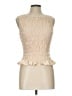 Unbranded 100% Polyester Ivory Sleeveless Blouse Size L - photo 1