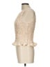 Unbranded 100% Polyester Ivory Sleeveless Blouse Size L - photo 5